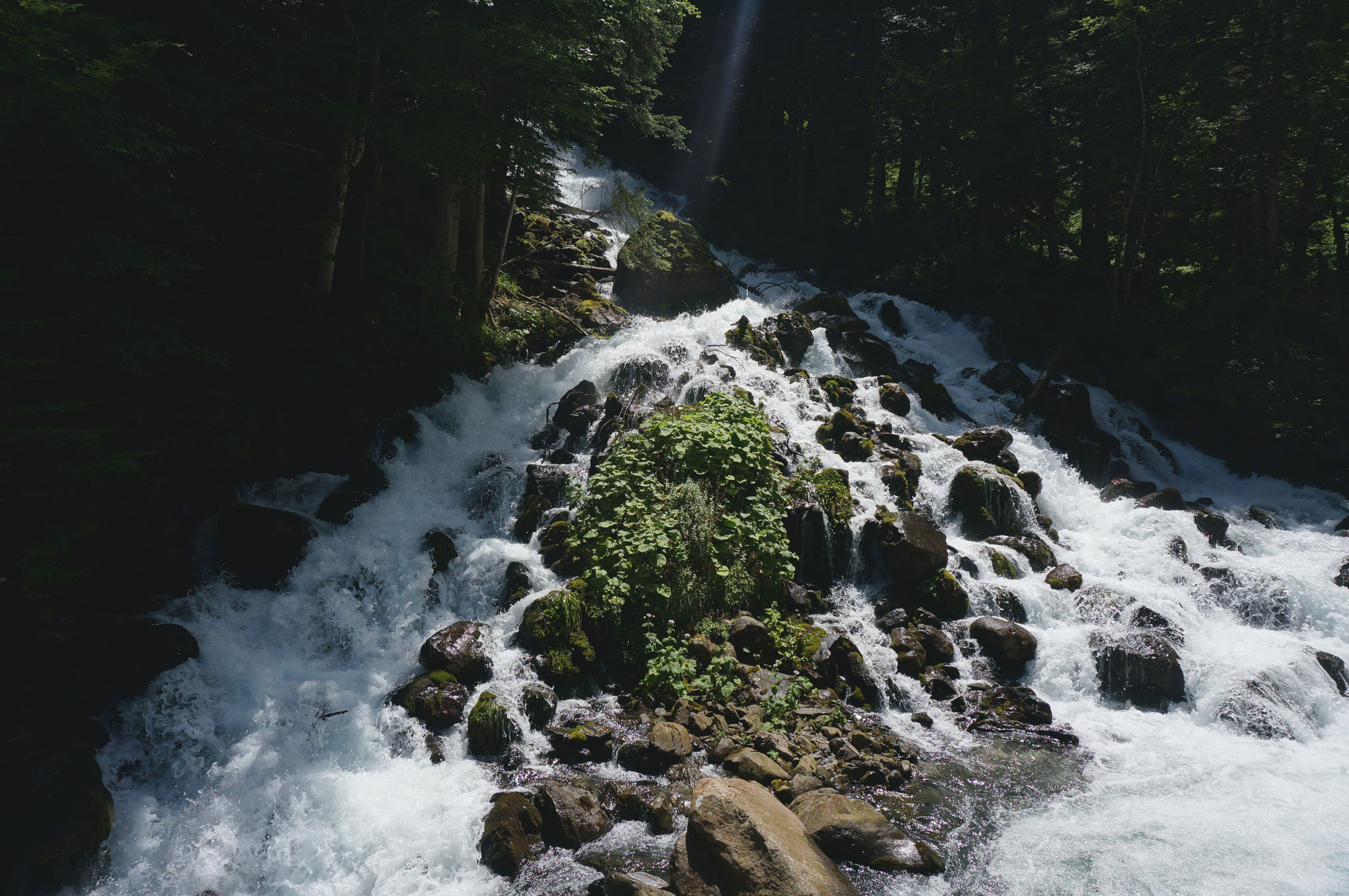 Photo d'une cascade
