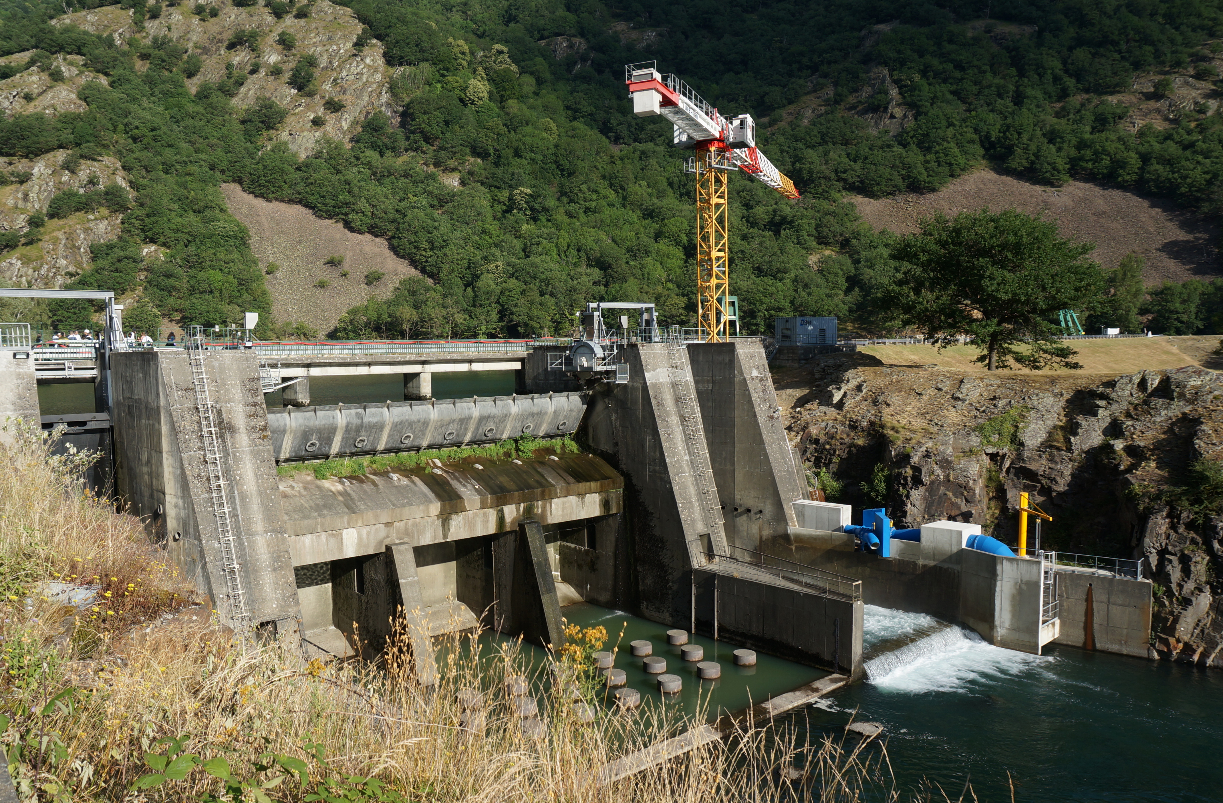 Barrage hydroelectrique Plan d'Arem - EDF
